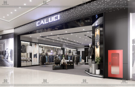 THIẾT KẾ THI CÔNG CHUỖI SHOWROOM THỜI TRANG NAM TRONG TRUNG TÂM THƯƠNG MẠI AEON MALL