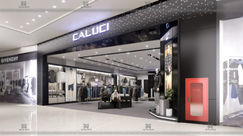 THIẾT KẾ THI CÔNG CHUỖI SHOWROOM THỜI TRANG NAM TRONG TRUNG TÂM THƯƠNG MẠI AEON MALL