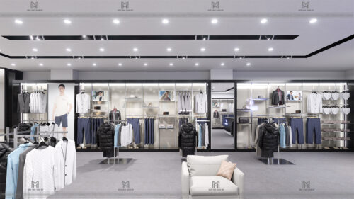 THIẾT KẾ THI CÔNG CHUỖI SHOWROOM THỜI TRANG NAM TRONG TRUNG TÂM THƯƠNG MẠI AEON MALL