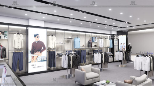 THIẾT KẾ THI CÔNG CHUỖI SHOWROOM THỜI TRANG NAM TRONG TRUNG TÂM THƯƠNG MẠI AEON MALL