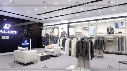 THIẾT KẾ THI CÔNG CHUỖI SHOWROOM THỜI TRANG NAM TRONG TRUNG TÂM THƯƠNG MẠI AEON MALL