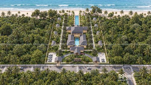 Thiết kế khu nghỉ dưỡng ven biển Đà Nẵng 8,6 ha – một trục mở thẳng ra biển