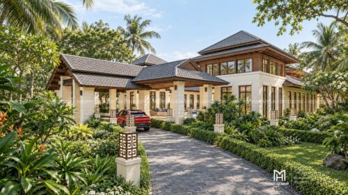 Thiết kế khu nghỉ dưỡng ven biển Đà Nẵng 8,6 ha – một trục mở thẳng ra biển