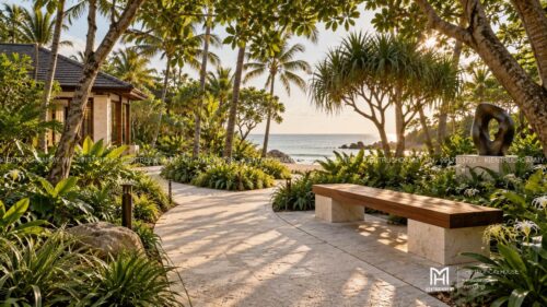 Thiết kế khu nghỉ dưỡng ven biển Đà Nẵng 8,6 ha – một trục mở thẳng ra biển