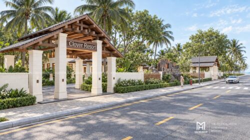 Thiết kế khu nghỉ dưỡng ven biển Đà Nẵng 8,6 ha – một trục mở thẳng ra biển