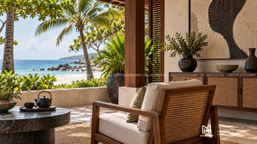 Thiết kế khu nghỉ dưỡng ven biển Đà Nẵng 8,6 ha – một trục mở thẳng ra biển