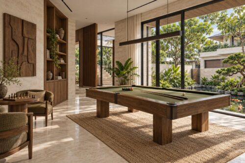 Biệt thự 3 tầng giật cấp – hồ koi, bonsai và ban công xanh