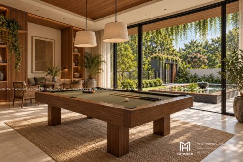 Villa Hiên Xanh 4 phòng ngủ – sân thượng dưới tán cây lớn