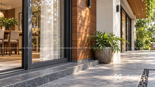 Villa Hiên Xanh 4 phòng ngủ – sân thượng dưới tán cây lớn