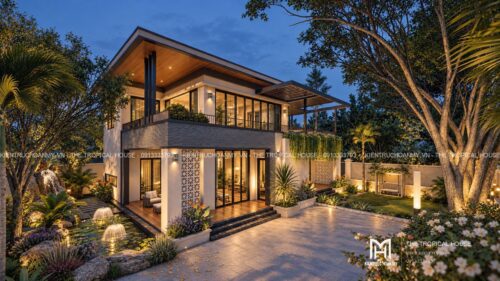 Biệt thự nghỉ dưỡng kết hợp homestay 1.370 m² ven Hà Nội – vườn hồ sen