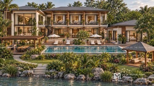 Villa homestay Đà Nẵng 2.000 m² – 7 phòng ngủ quanh sân hồ bơi